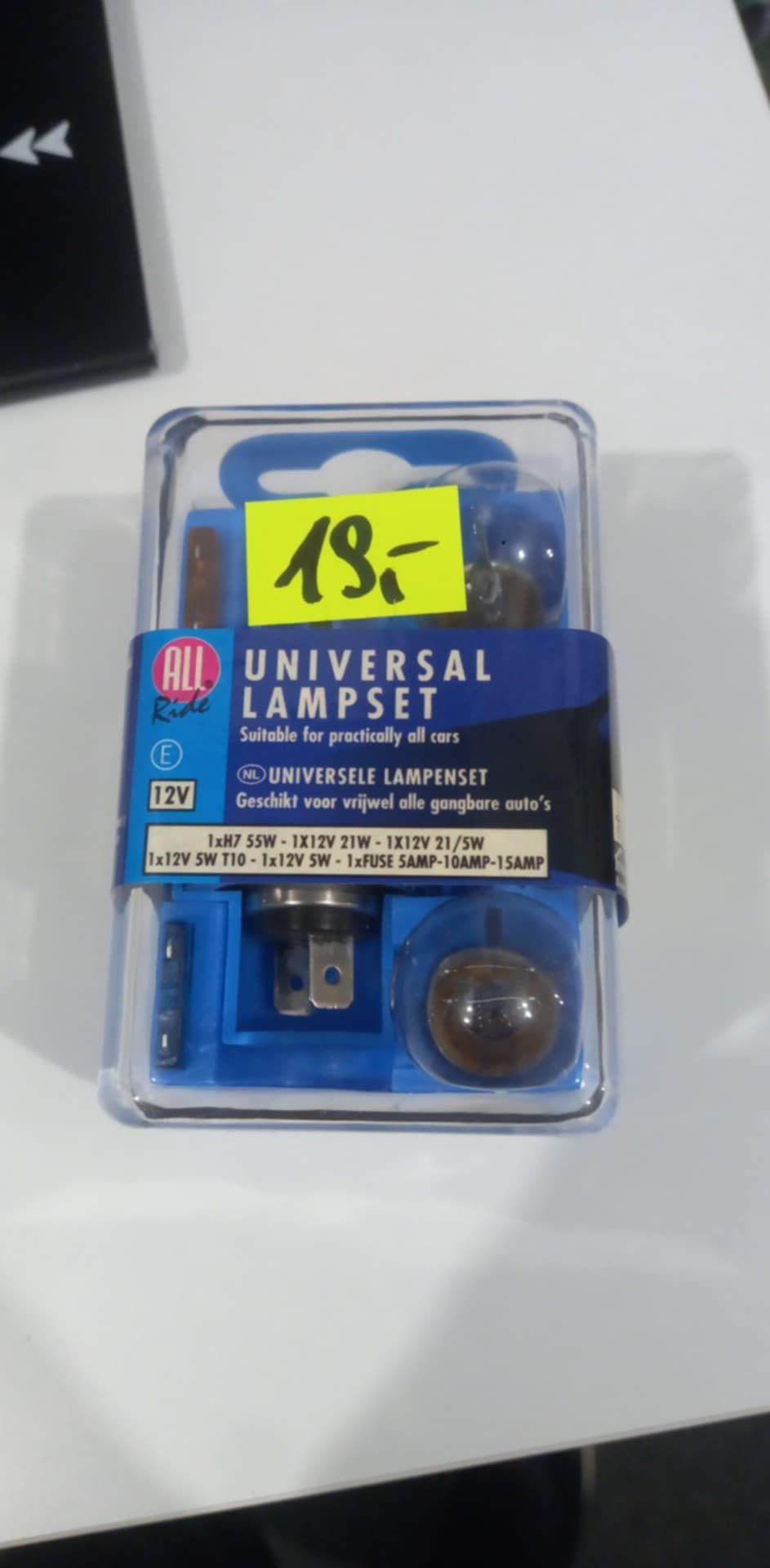 Komplet żarówek h7 x 10sztuk