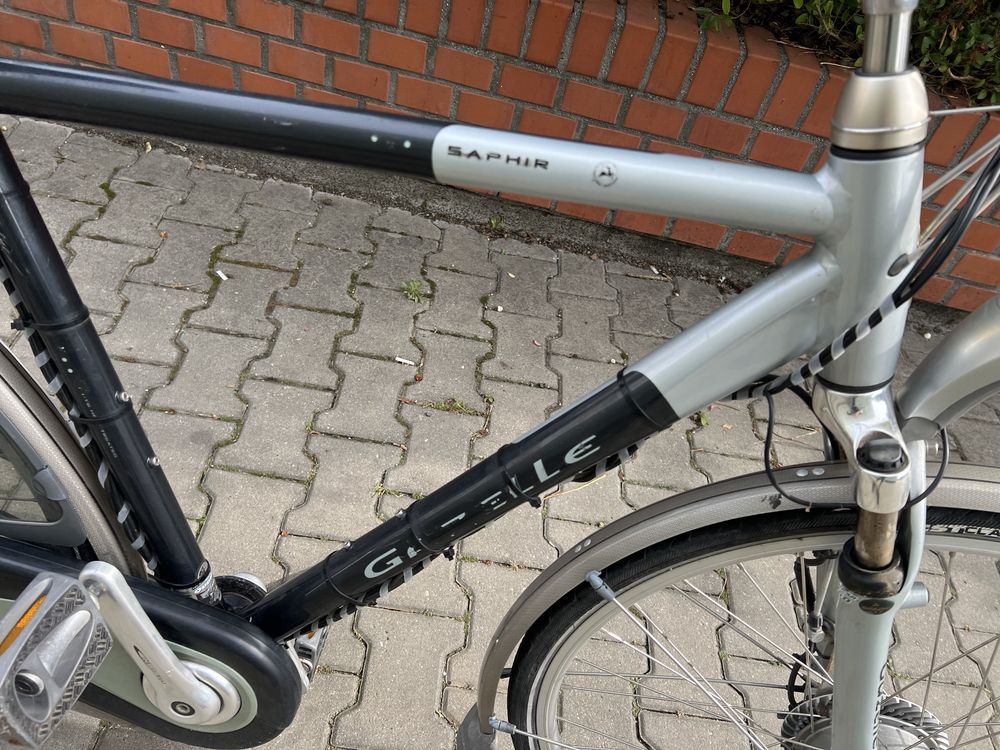 Rower elektryczny GAZELLE SAPHIR 36V z manetką, bateria do naprawy