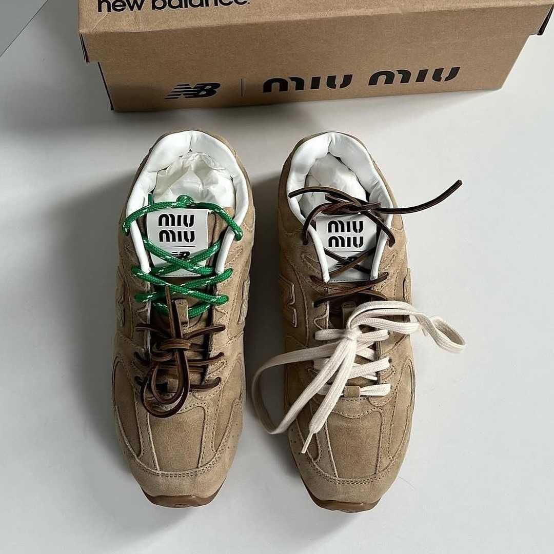 Buty New Balance530SL Miu Miu Ecru Moda Obuwie sportowe rozmiar.38