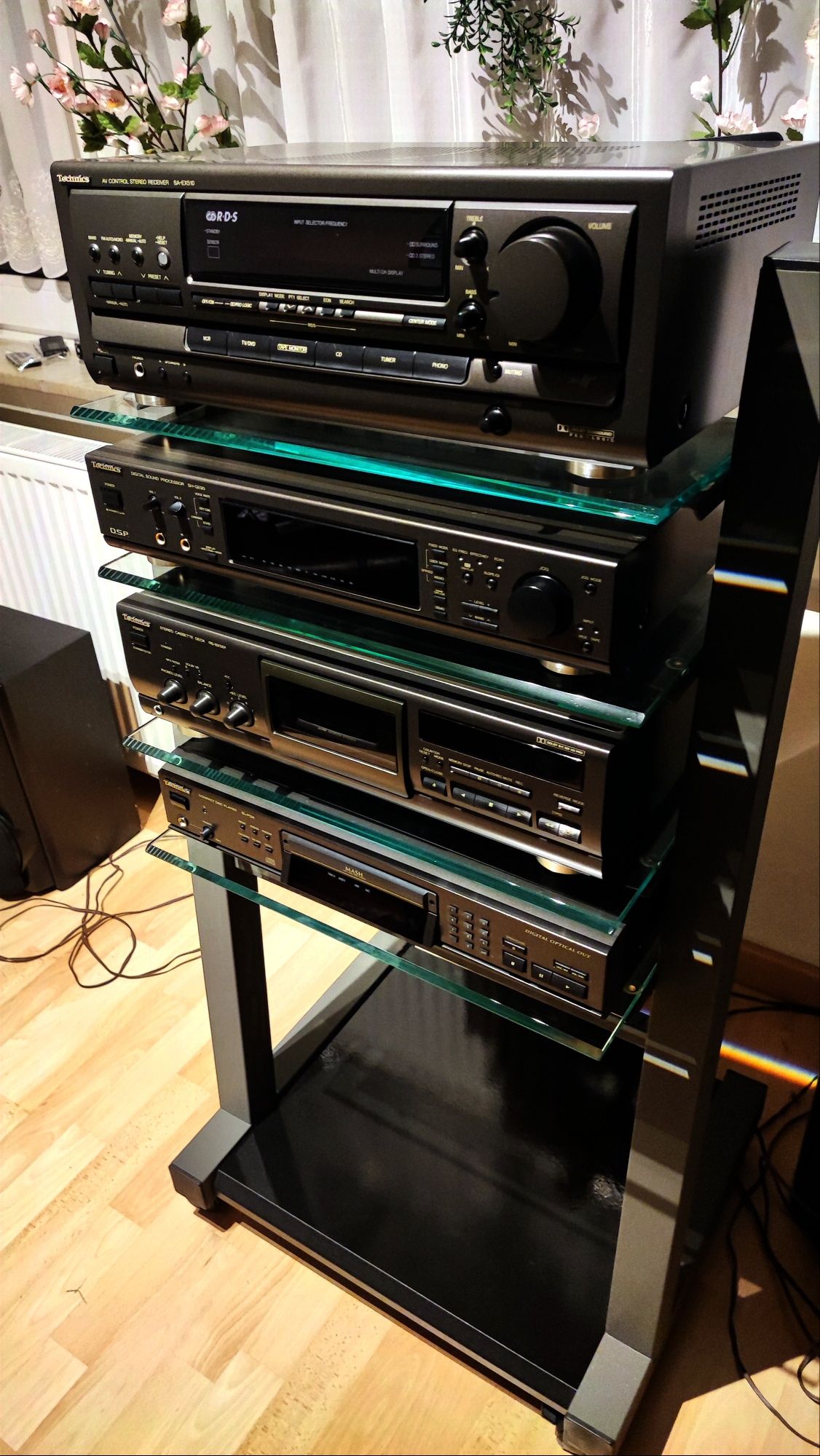 Wieża Technics plus kolumny SB-M500