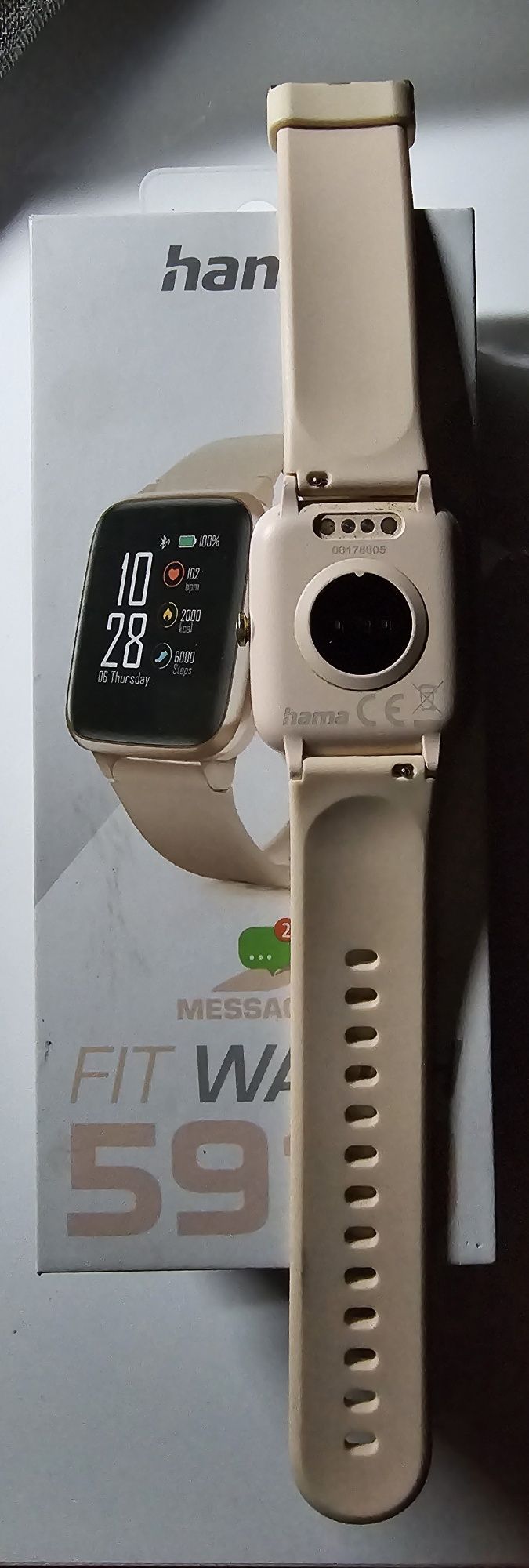 Zegarek Hama Fit Watch 5910 różowy