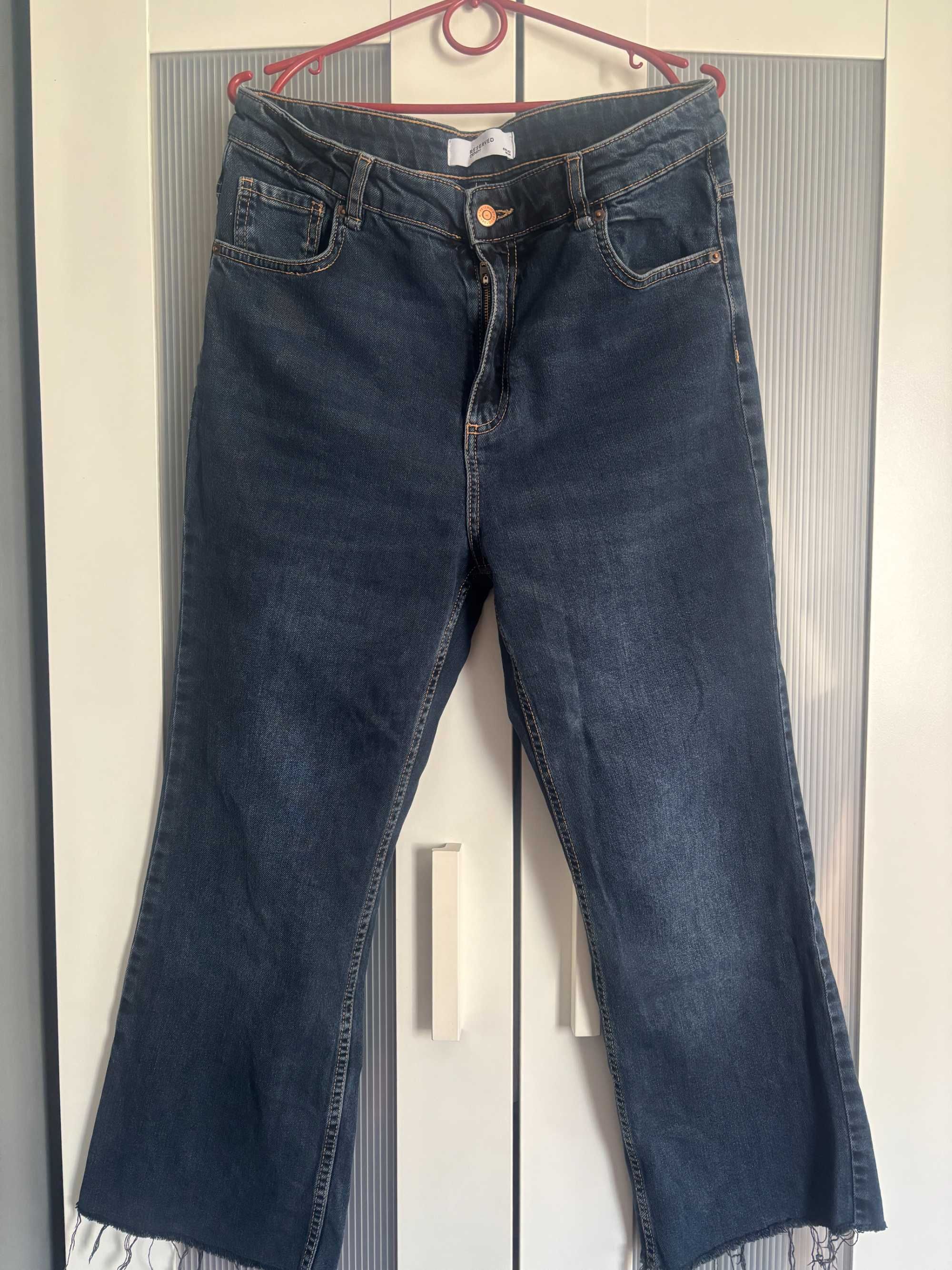 Jeansy flare, reserved, xl