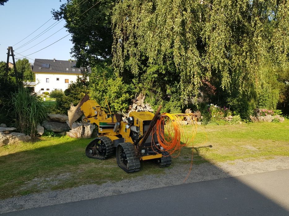 Vermer PTX40 pługoukładacz z wibracyjn  koparka łańcuchowa  koparka ła