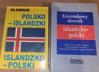 Słowniki islandzkie. 2 sztuki