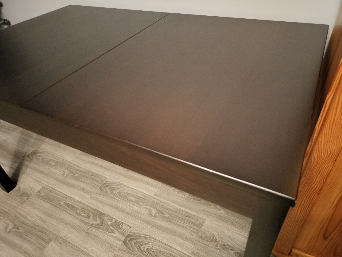 Stół z drewniany bukowy kolor wenge,  wymiary: 85*135cm