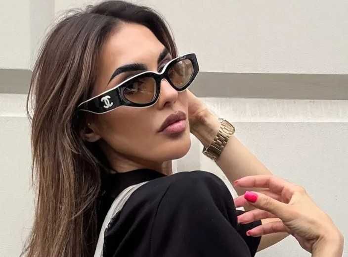 Chanel okulary przeciwsłoneczne czarne