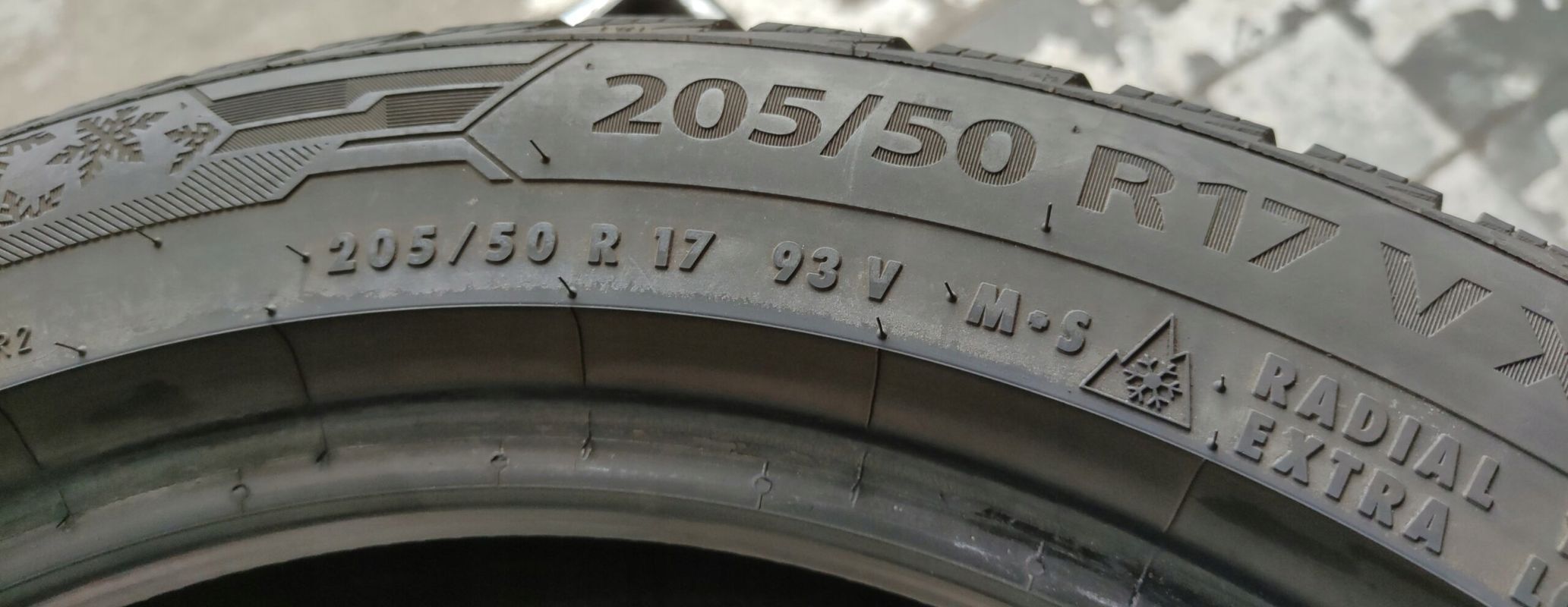 2x 205/50r17 Barum Polaris 5/93v Xl