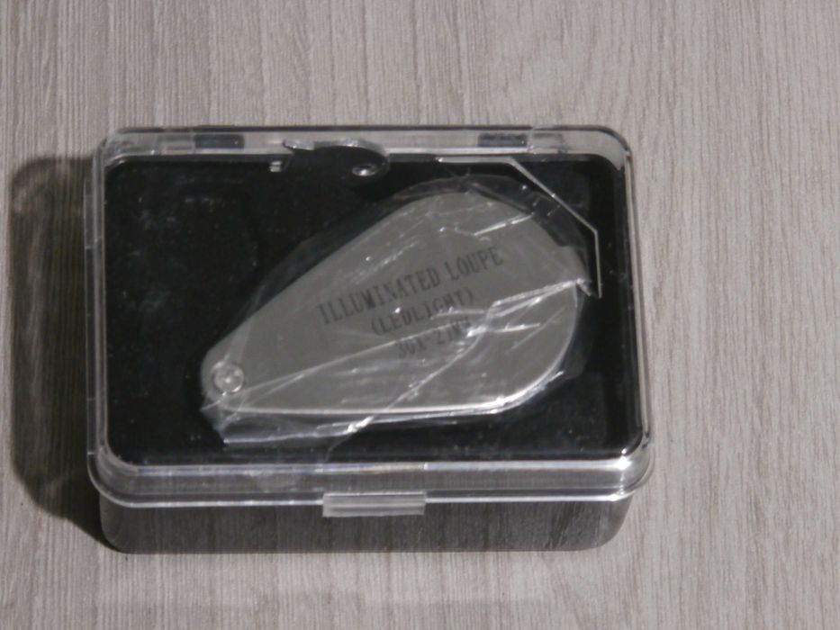 Ювелирная лупа Magnifier 21007 Увеличение 30Х,линза 21мм,LED подсветка