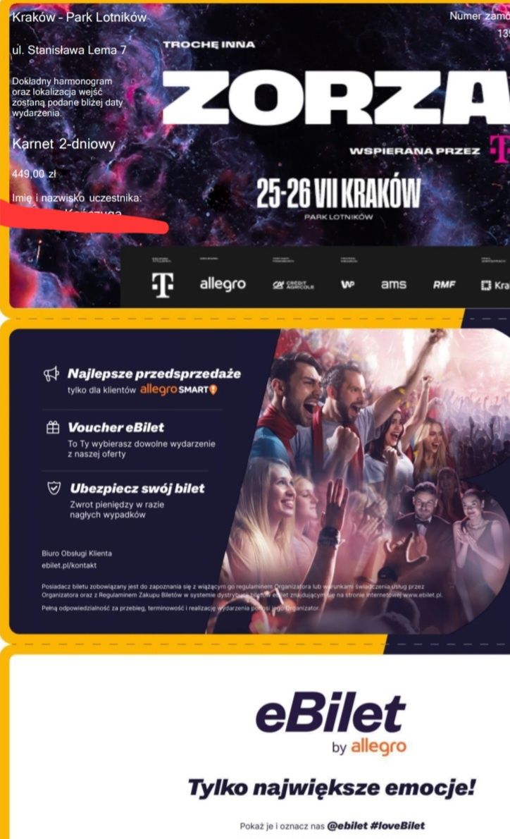 Zorza festiwal Dawid Podsiadło bilet dwudniowy
