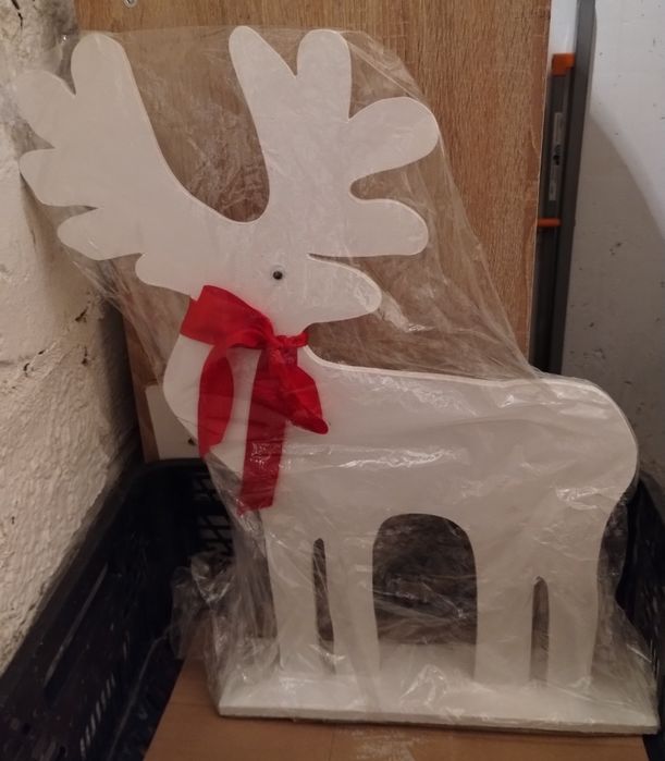 Renifer z płyty MDF,sanki