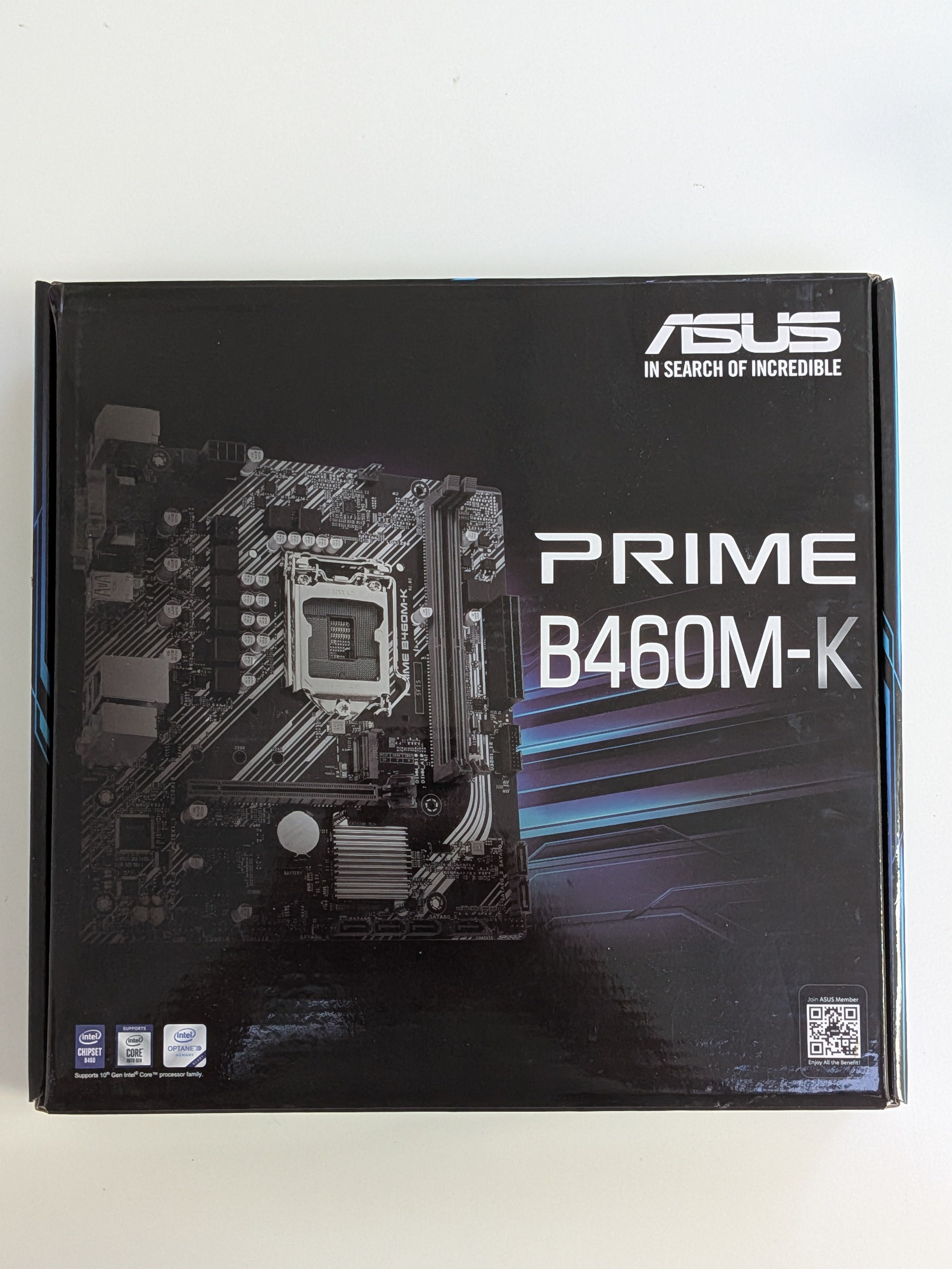 Материнська плата Asus PRIME B460M-K LGA1200 B460 PCIE 3.0 2*DDR4