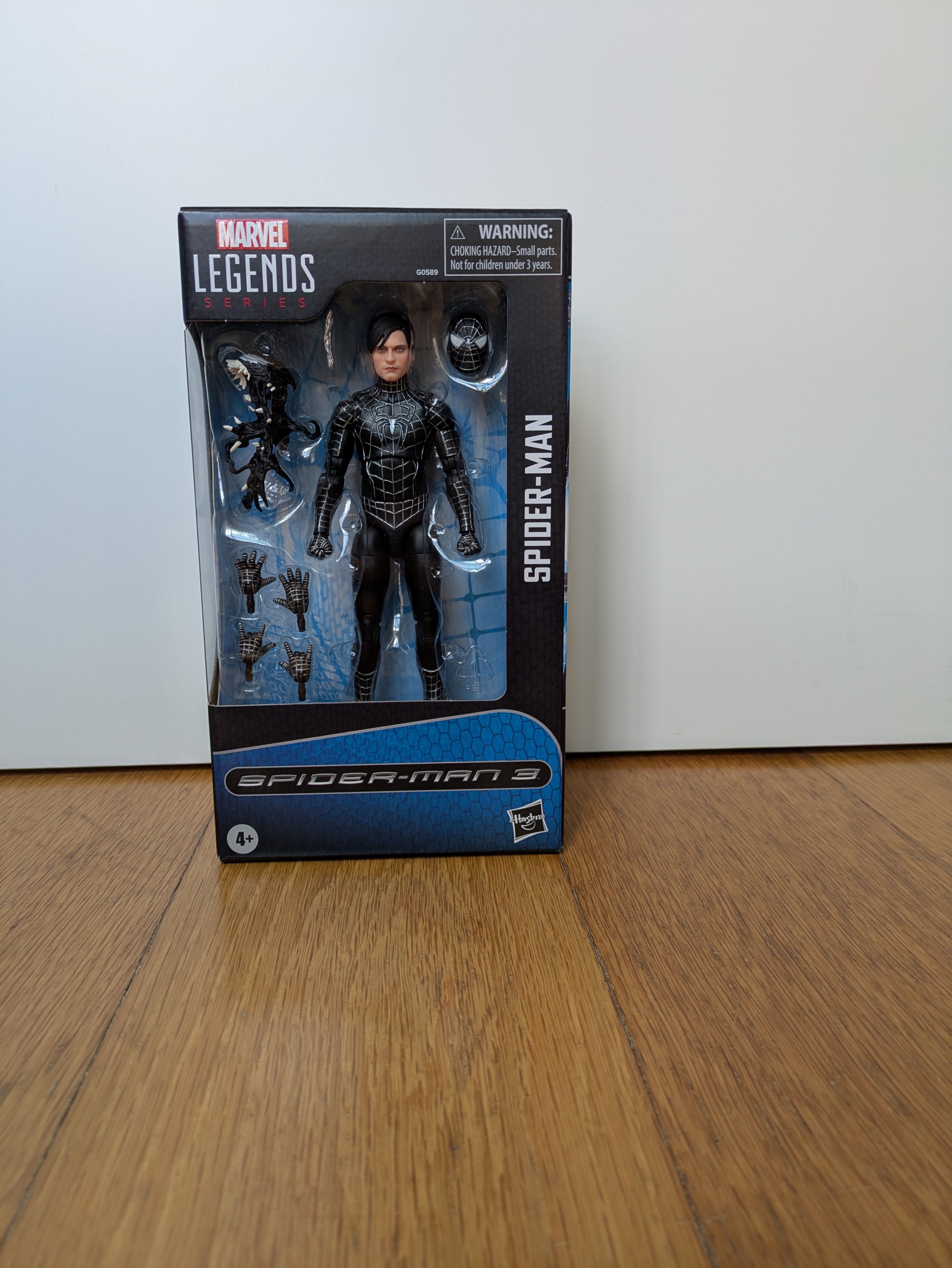 Black Spider Man Marvel legends