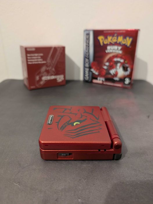 Gameboy Advance SP IPS Mod Pokémon Ruby