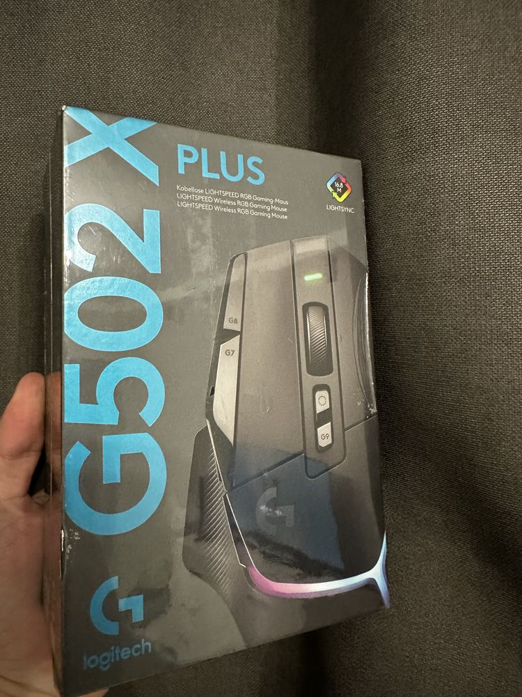 Миша Logitech G502 X Plus Black