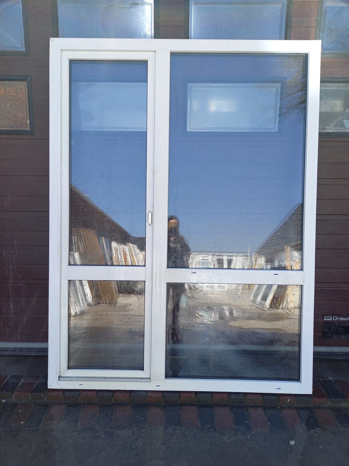 Okno drzwi tarasowe 172x225 pcv plastikowe z fixem DOWÓZ CAŁY KRAJ