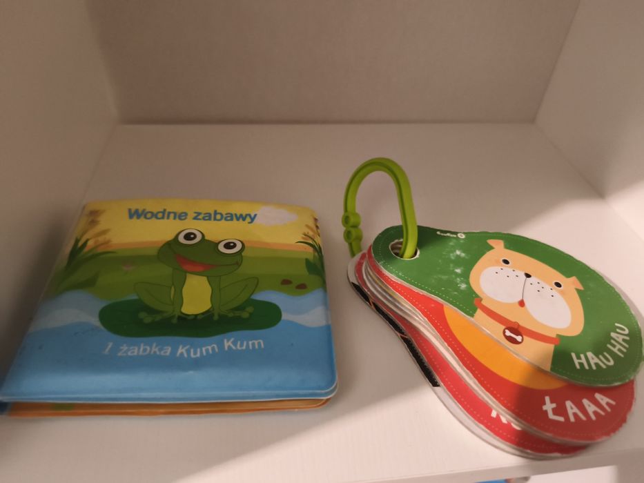 Dwie książeczki dla maluszka do wody i zwierzęta