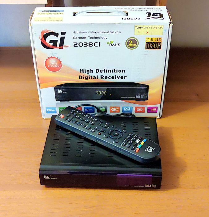 Тюнер Спутниковый GI S-2038 + IPTV, есть слот CI для модулей