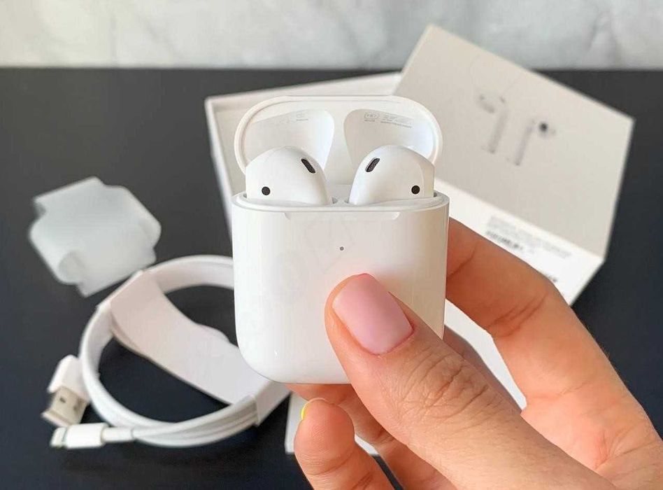 Бездротові навушники Airpods 2 Lux якість + чохол у подарунок!!
