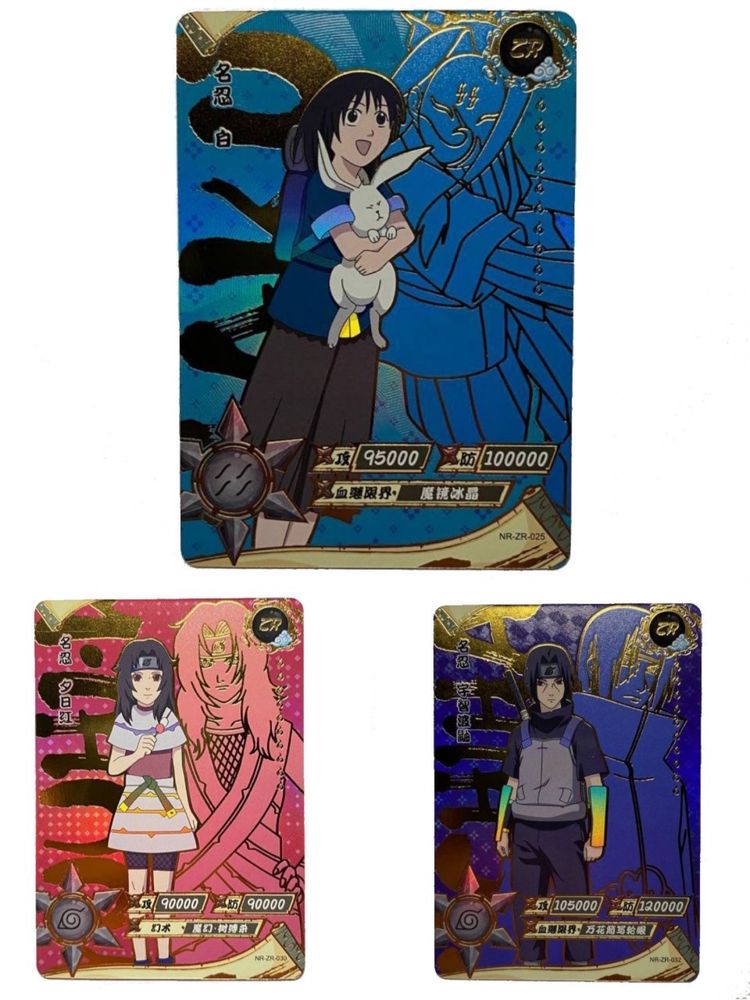 Продам власно створені паки по колекційним карточкам Наруто