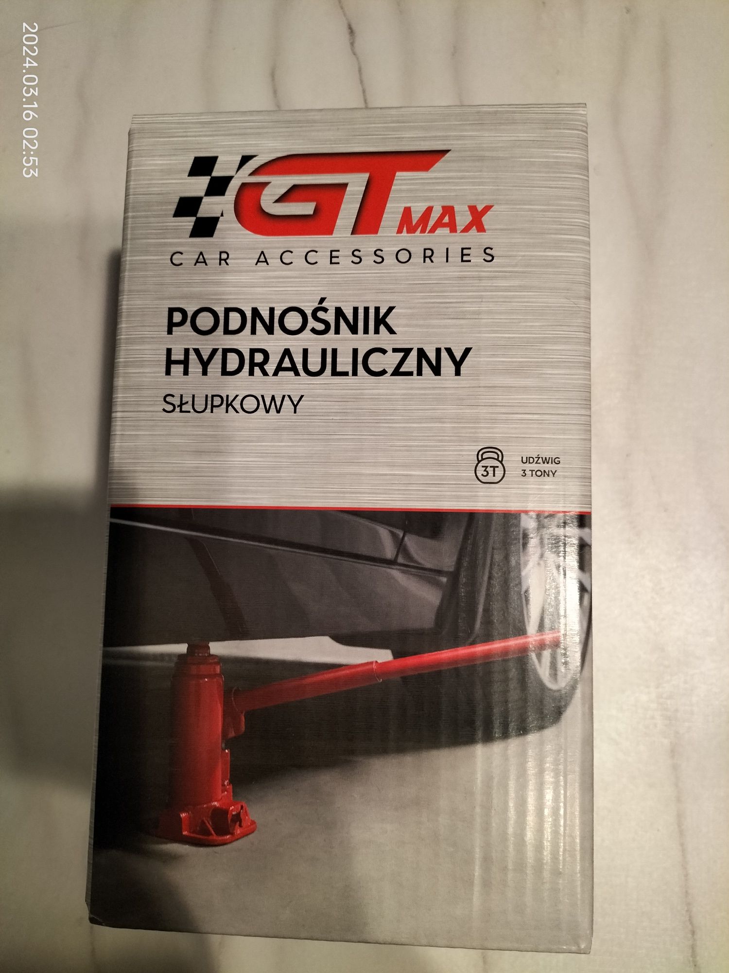 Podnośnik hydrauliczny GT 3 tony nowy