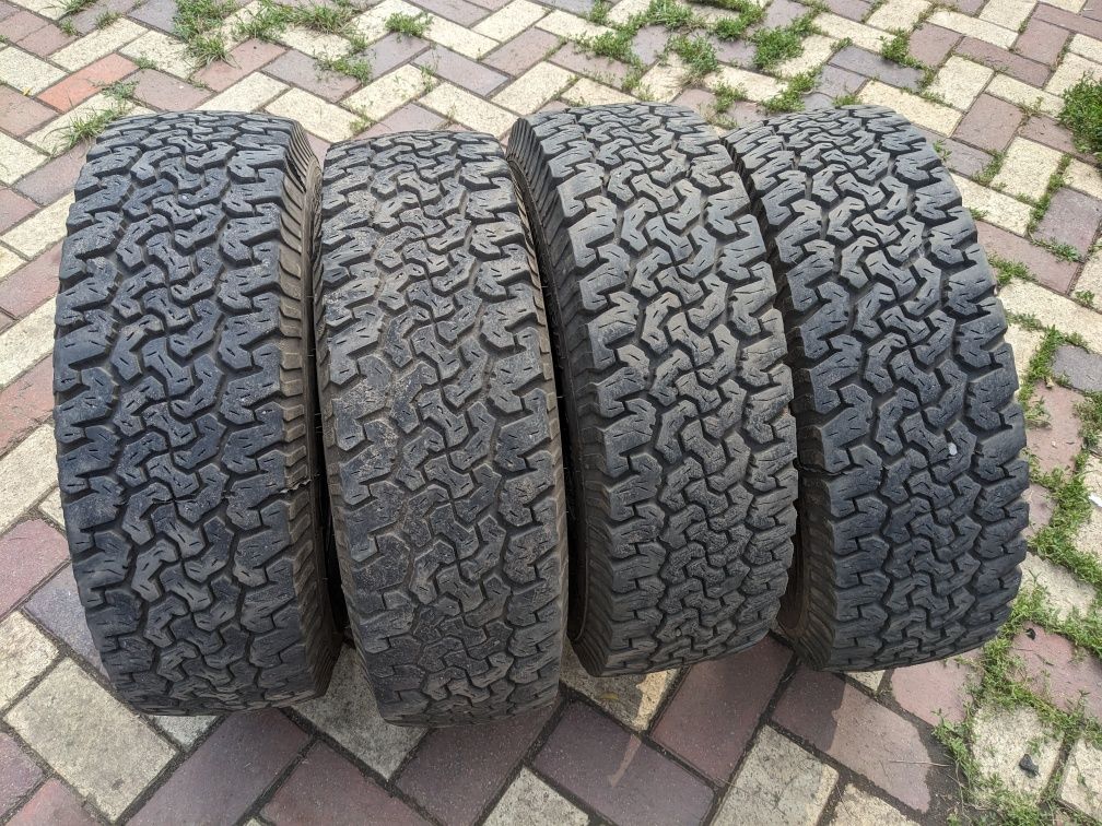 Шини Insa Turbo Ranger 235/75 r15, 4 шт, б/в.