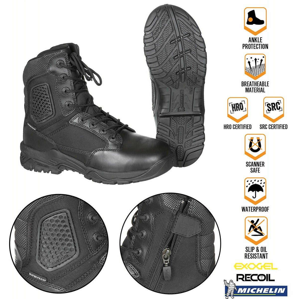 buty trekkingowe wysokie magnum strike force 8.0 40