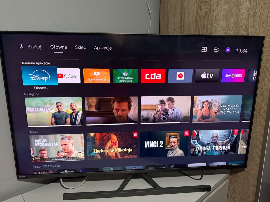 Telewizor Philips Ambilight 43PUS8546/12 LED 4K Google TV (uszkodzony)