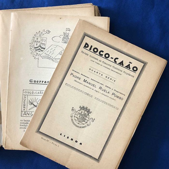 ANGOLA Diogo Caão Revista Ilustrada Assuntos Angolanos Pe. Ruela Pombo
