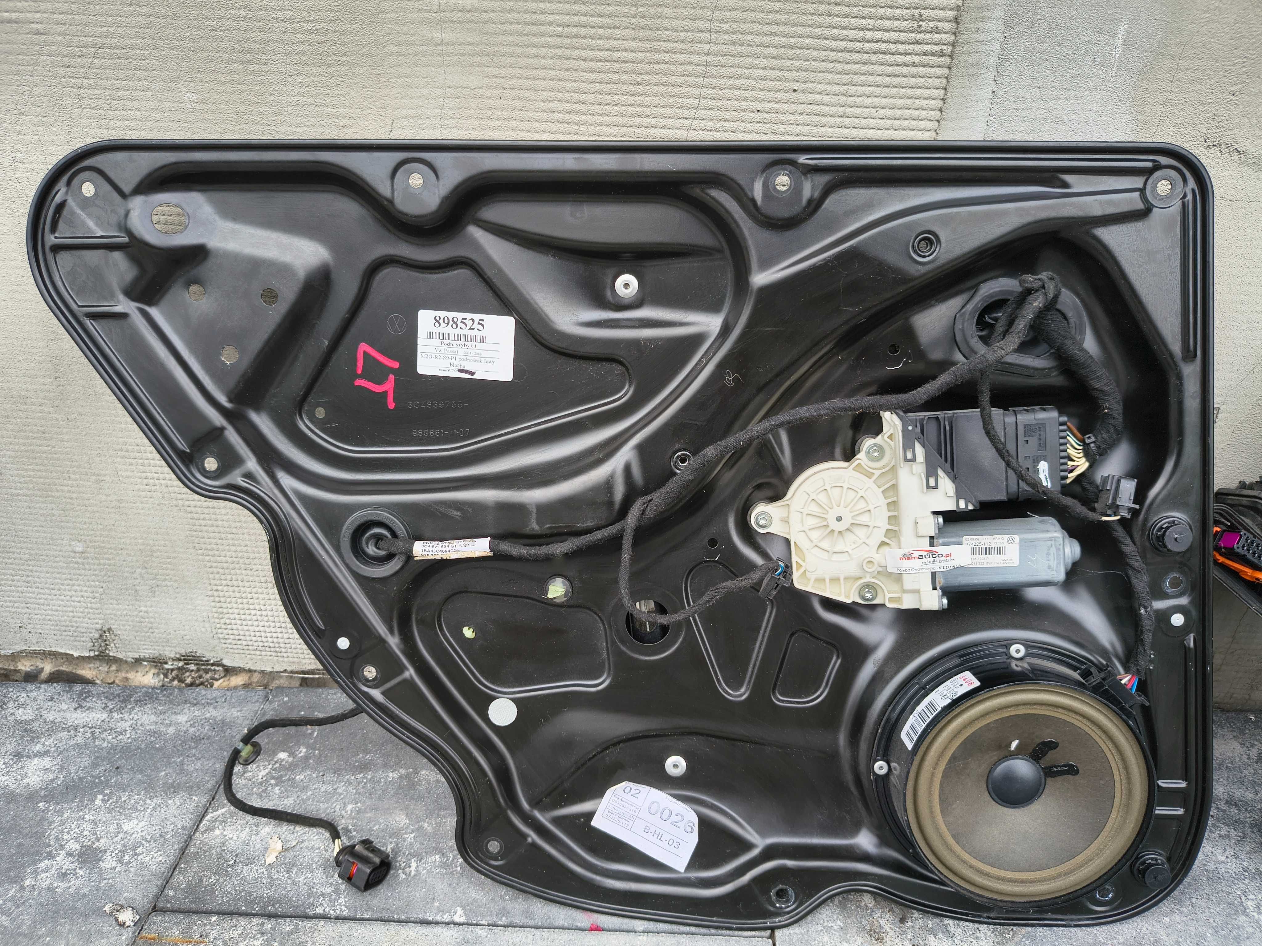 VW Passat B6 Kombi Mechanizm Szyby Lewy Prawy Tył Podnośnik