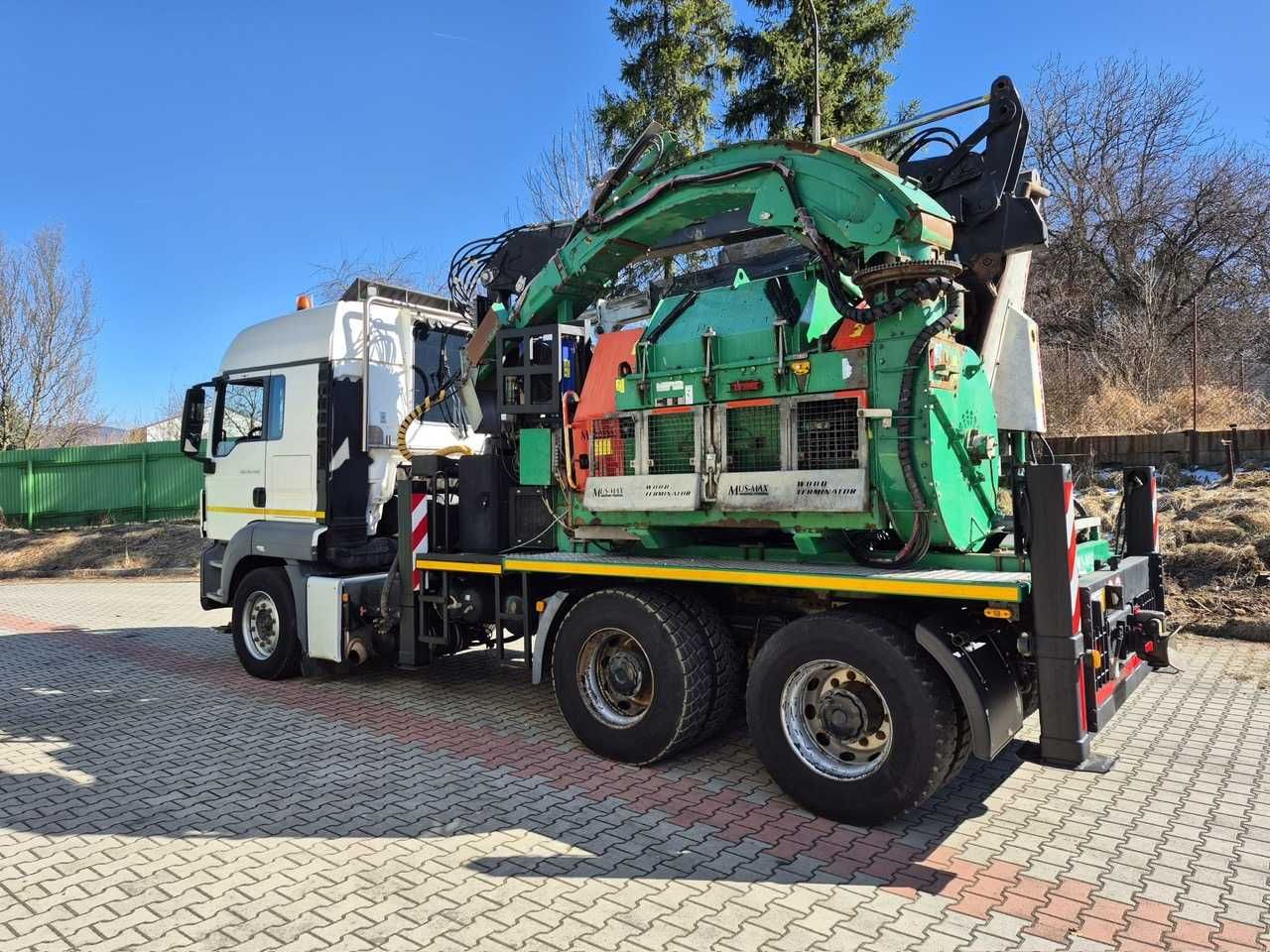 Rębak MUS MAX Terminator WT 10 NMV na MAN TGS 2644