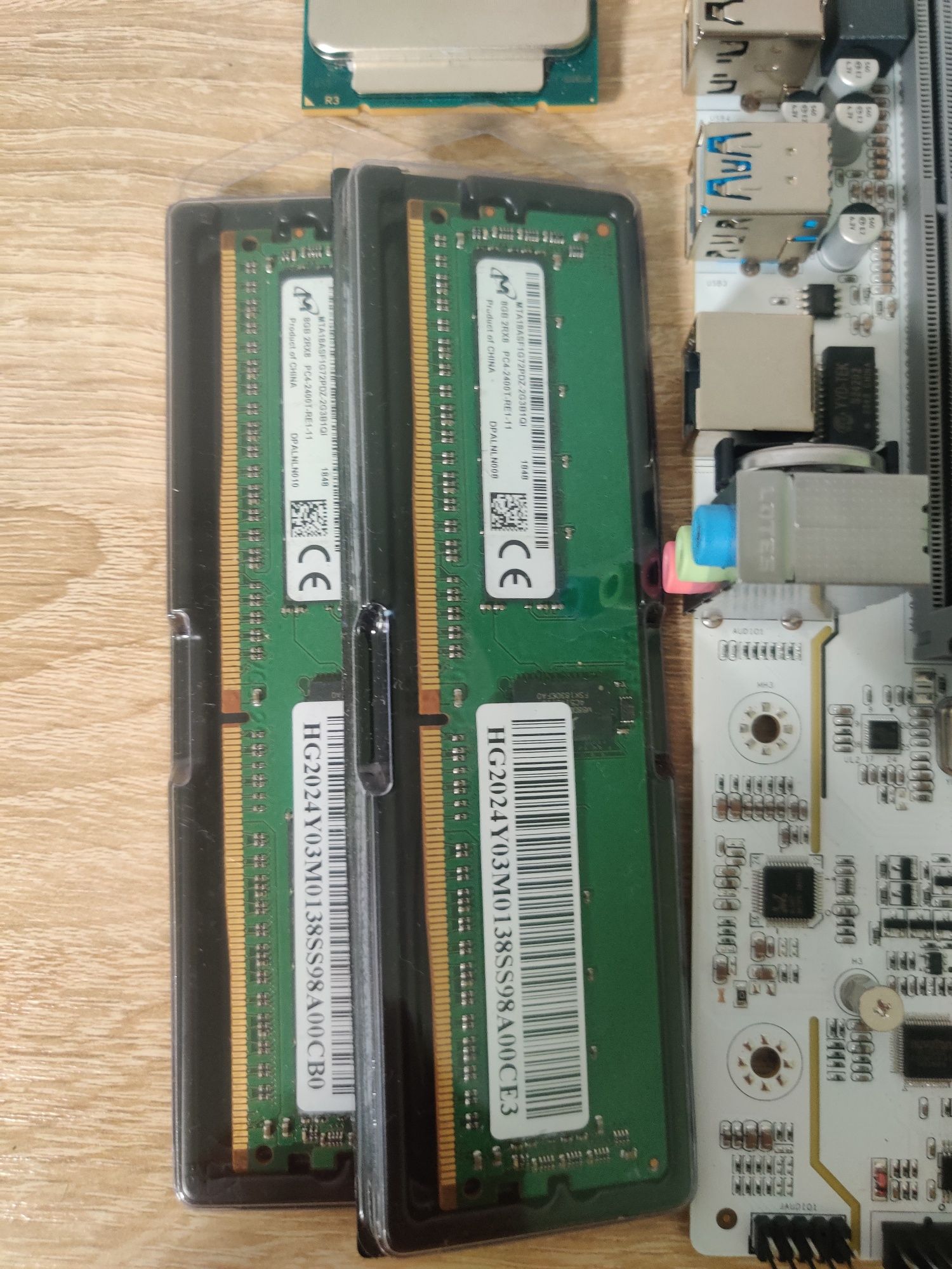 Комплект LGA2011v3 X99M Plus, 16 Gb DDR4, E5-2680v3, кулер JF100 ARGB