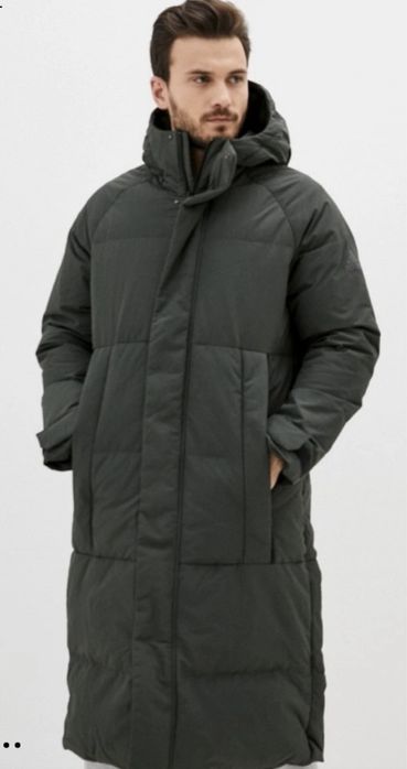 Чоловічий пуховик-парка Adidas для високого чоловіка