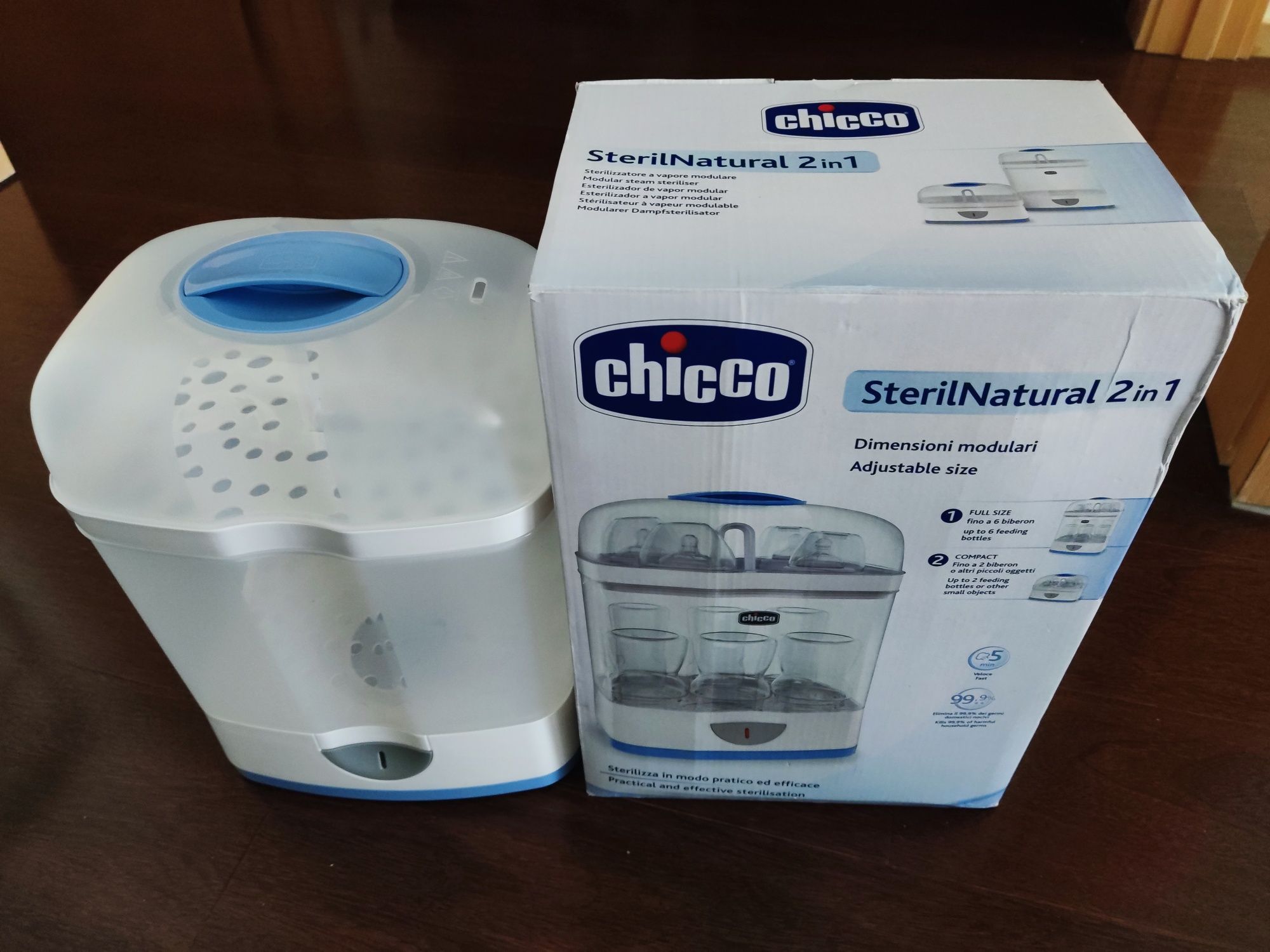 Esterilizador Chicco 2 em 1