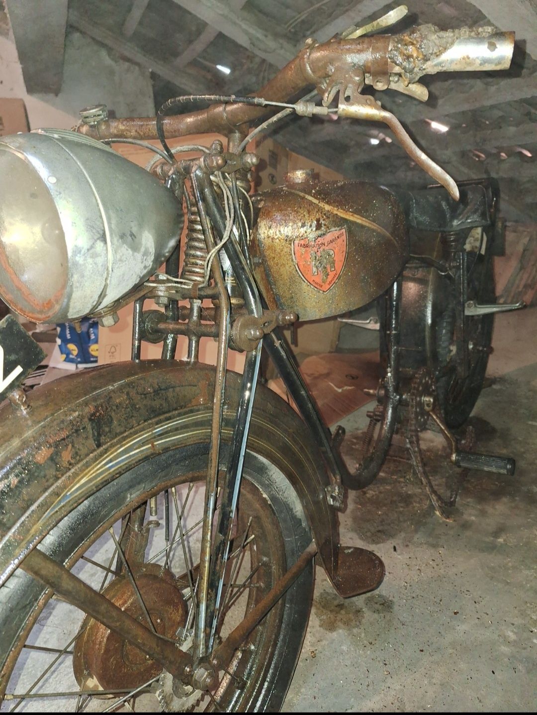 Moto antiga mandille & roux 1938