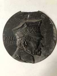 Józef Haller stara plakieta medalion II RP