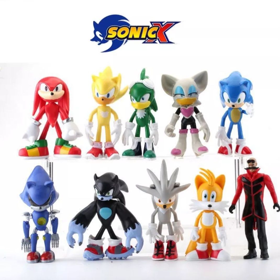 Figurki Sonic 10 sztuk 14cm!