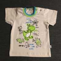 NOWA bluzka 62 cm t-shirt niemowlęcy dla chłopca