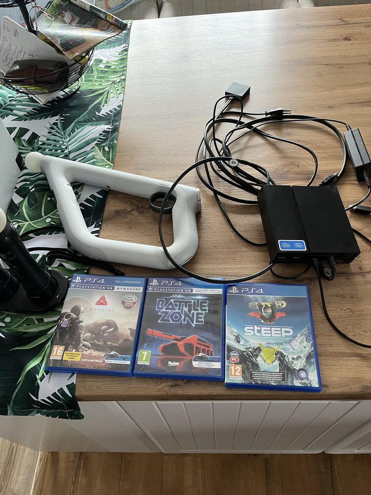 Zestaw PlayStation VR Gogle karabin gry
