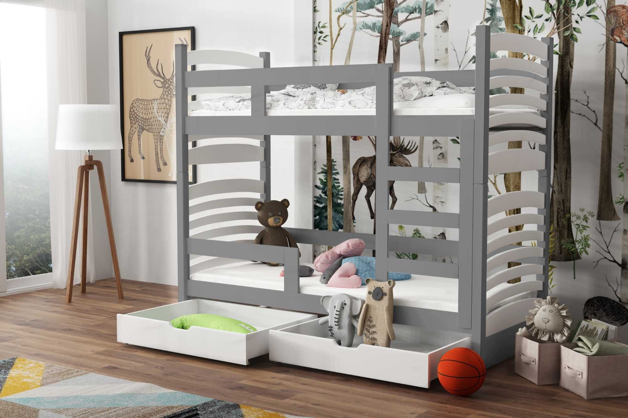 Łóżko dla 2 dzieci OLAF - MATERACE GRATIS 180X75