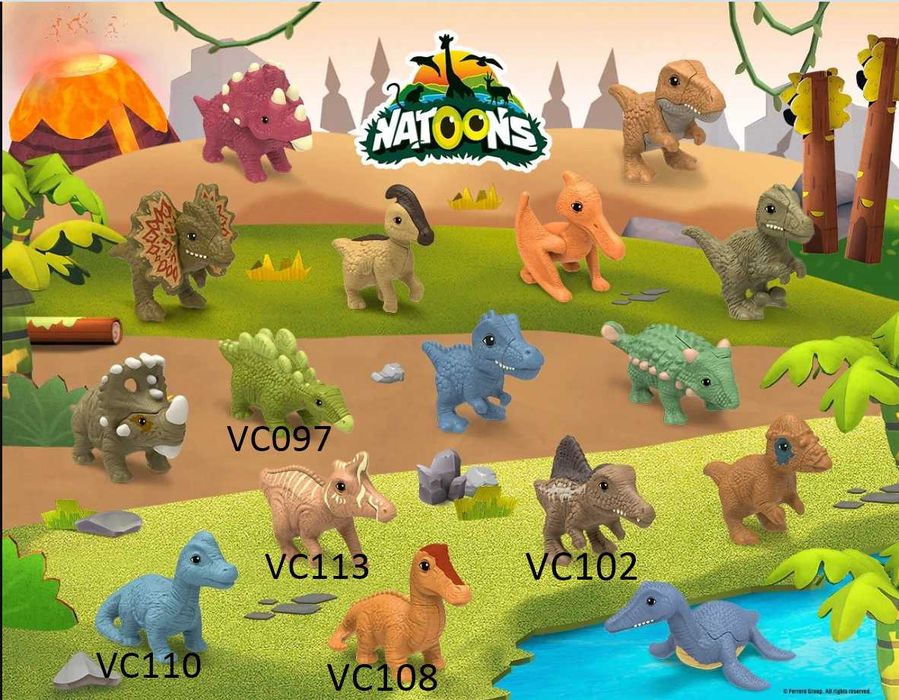 Kinder Natoons Dinozaury