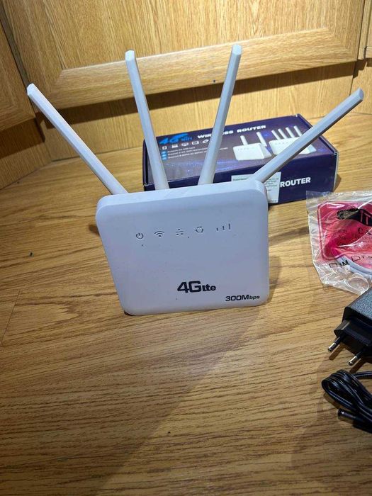 Роутер 4G LTE маршрутизатор  Wifi6 мобільний інтернет під sim 2 Lan