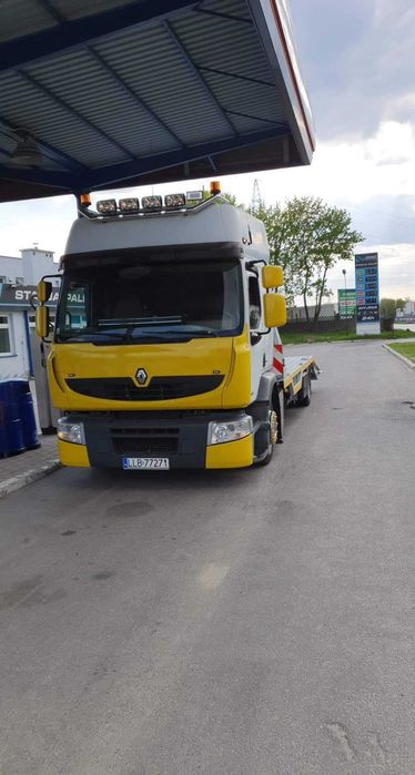 Pomoc drogowa laweta transport Lubartów Lublin Wywrotka