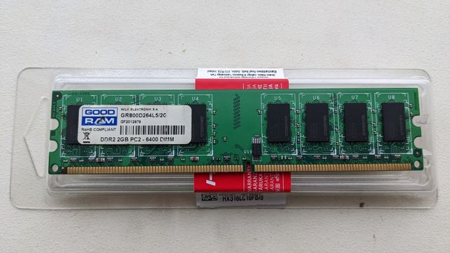 Пам'ять 2GB DDR2 PC2-6400 Goodram GR800D264L5/2G