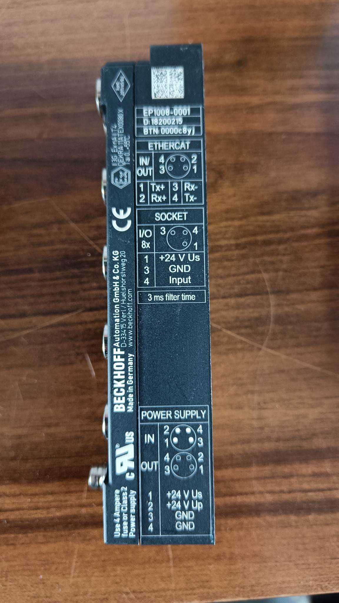 Backhoff EP1008 - 0001 EtherCAT Box