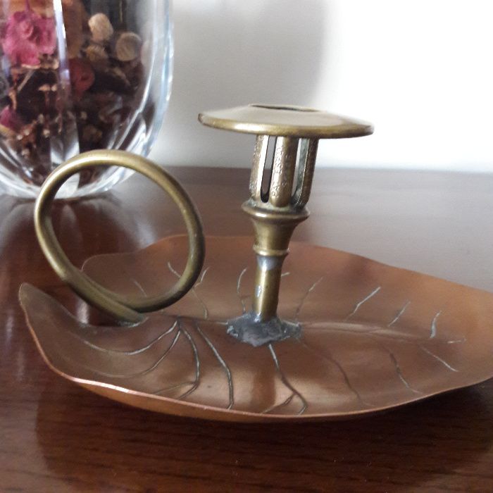 Palmatória em cobre, antiga