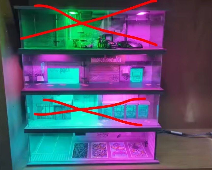 Діорами MoreArt Гараж для моделек 1:64