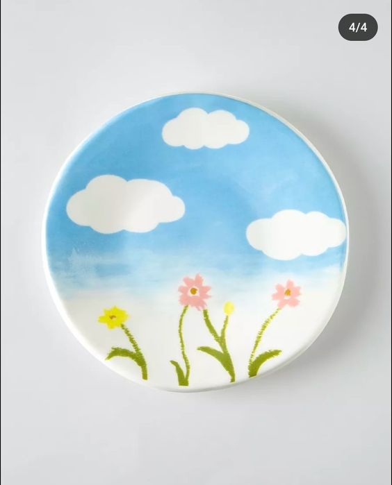 Чашка з блюдцем дике поле