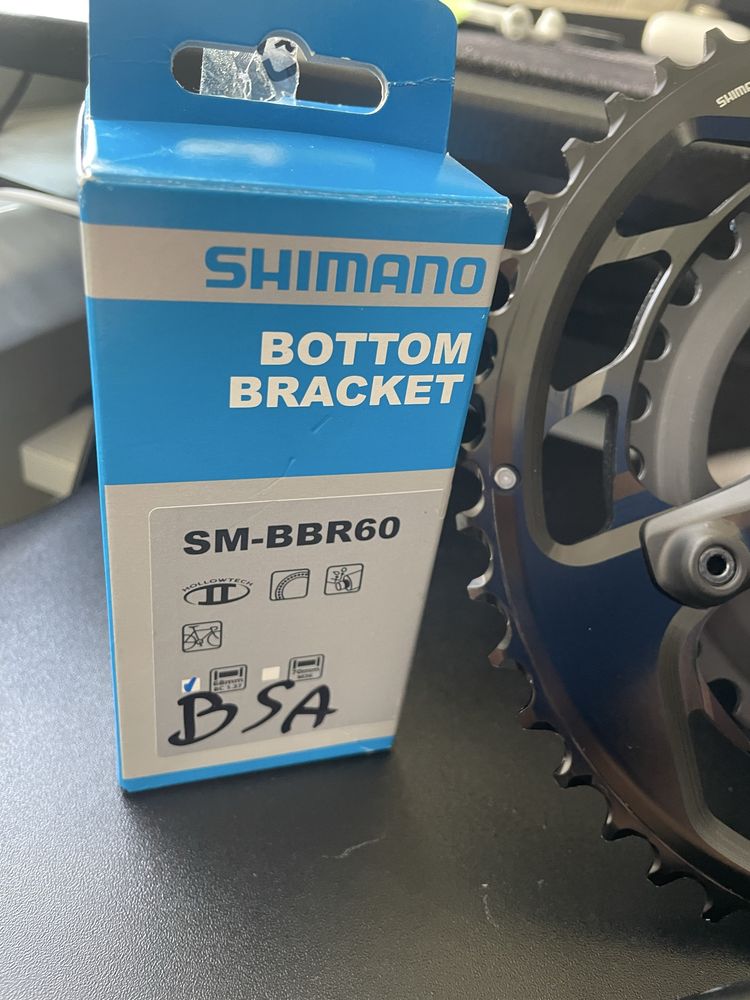 Шатуни Shimano FC-RX820 GRX (2-12), 170мм, 48/31 з кареткою
