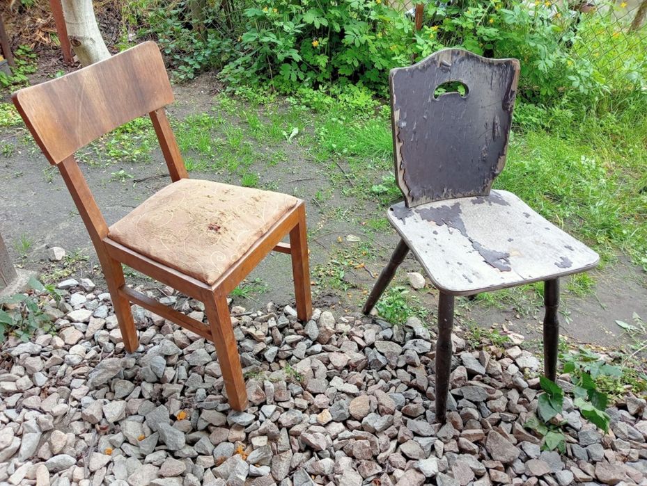 Stare Drewniane Krzesło Jar Aga Patyczak PRL Thonet Gięte Patyczak