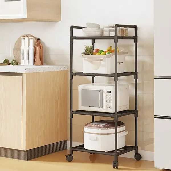Кухонный стеллаж, Этажерка для кухни, Етажерка-органайзер на колесах